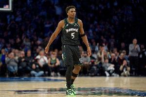 才第六赛季！爱德华兹单场30+次数追平唐斯 并列森林狼队史第一多