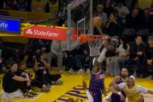 你拒绝我我也拒绝你！马威高高跃起血帽扇飞詹姆斯上篮