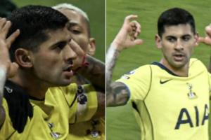 回敬！吉马良斯破门后指号码+抚耳庆祝 罗梅罗双响两度做同款庆祝