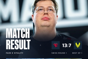 karrigan刀切薯片 Jcobbb下半场火力全开 Faze击败Vitality