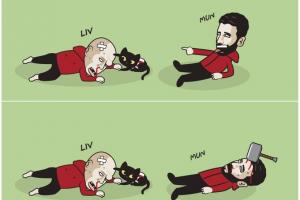 难兄难弟！曼联利物浦同样1-1、近5轮1胜，同分排名第八第九