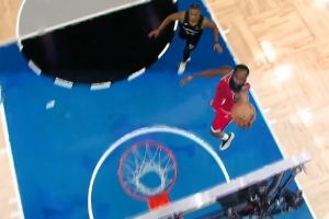 先抢一个！哈登快速两分上进 帮助快船追到1分分差