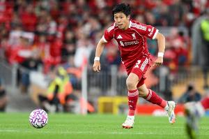 记者：远藤航、基耶萨缺席利物浦今日训练