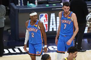 剩余赛程57场！雷霆本季已5次净胜对手至少30分 NBA纪录为10次