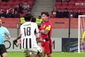 林加德与张琳芃爆发冲突！后者放铲林加德，裁判出牌警告双方