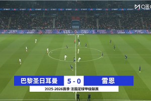 【集锦】法甲-K77双响马尤卢传射 巴黎5-0雷恩距榜首1分
