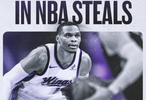 里程碑！威少生涯抢断总数超越艾弗森上升至NBA历史第14位