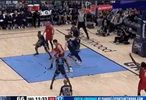 终于有正面贡献！杨瀚森前场板先助攻三分然后快攻再助攻扣篮