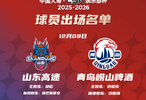 CBA俱乐部杯山东高速对阵青岛崂山啤酒名单公布